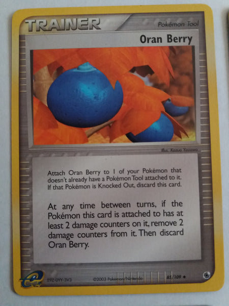 85/109 Oran Berry Ex Ruby & Sapphire Set Nr Mint – Mint