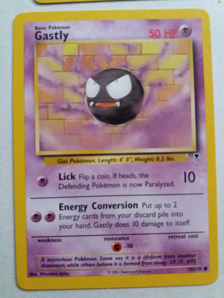 76/110 Gastly Legendary Collection Nr Mint – Mint
