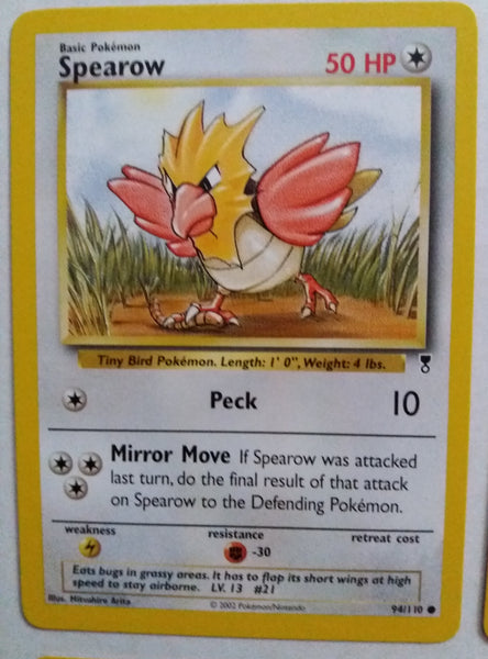 94/110 Spearow Legendary Collection Nr Mint – Mint