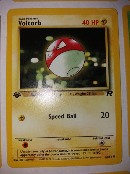 69/82 Voltorb 1st Edition “Team Rocket” Nr. Mint – Mint