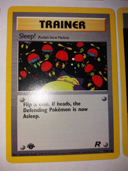 79/82 Sleep! 1st Edition “Team Rocket” Nr. Mint – Mint