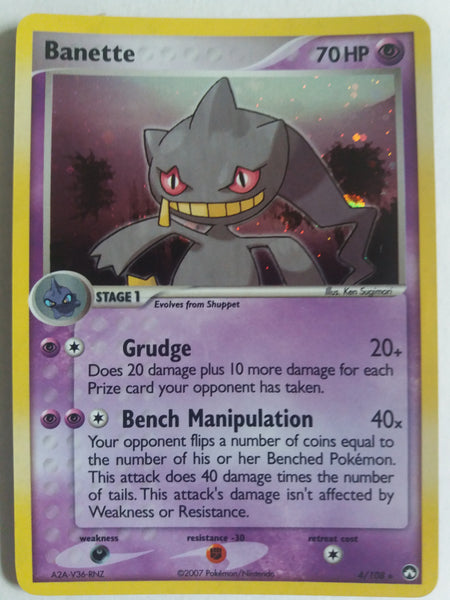 4/108 Banette Holo Ex Power Keepers Set Nr Mint – Mint