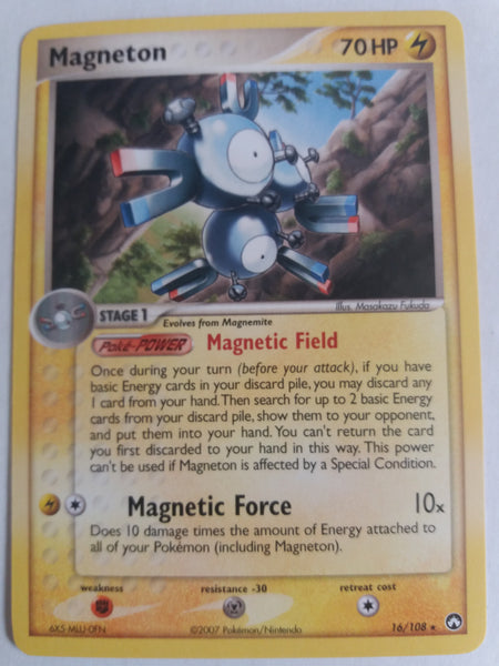 16/108 Magneton Rare Non Holo Ex Power Keepers Set Nr Mint – Mint