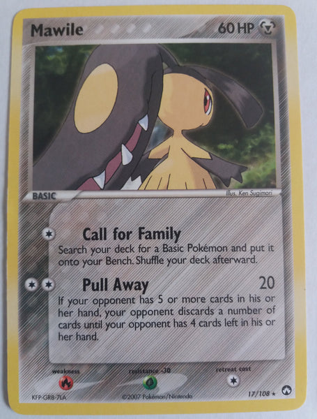 17/108 Mawile Rare Non Holo Ex Power Keepers Set Nr Mint – Mint