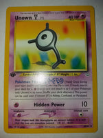 1st Ed 40/64 Unown Y Neo Revelations Pokemon Card Nr Mint - Mint