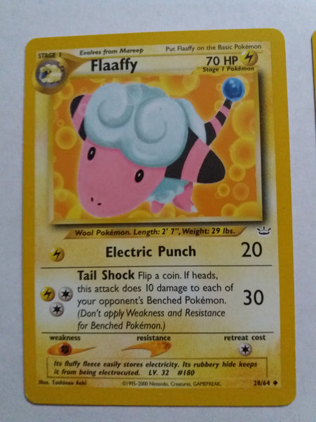 28/64 Flaaffy Neo Revelations Pokemon Card Nr Mint - Mint