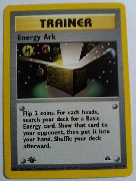 1st Ed 75/75 Energy Ark “Neo Discovery” Nr. Mint – Mint