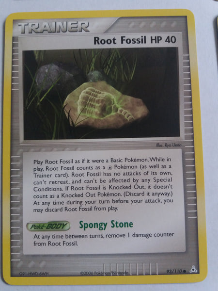 93/110 Root Fossil “EX Holon Phantoms” Nr Mint – Mint