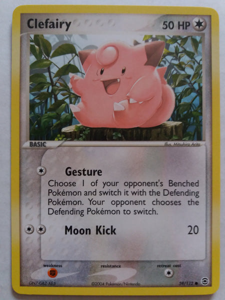 59/112 Clefairy Non Holo EX Fire Red Leaf Green Set Nr Mint – Mint