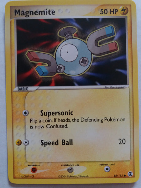 68/112 Magneton Non Holo EX Fire Red Leaf Green Set Nr Mint – Mint