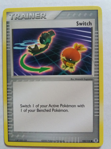 102/112 Switch Non Holo EX Fire Red Leaf Green Set Nr Mint – Mint