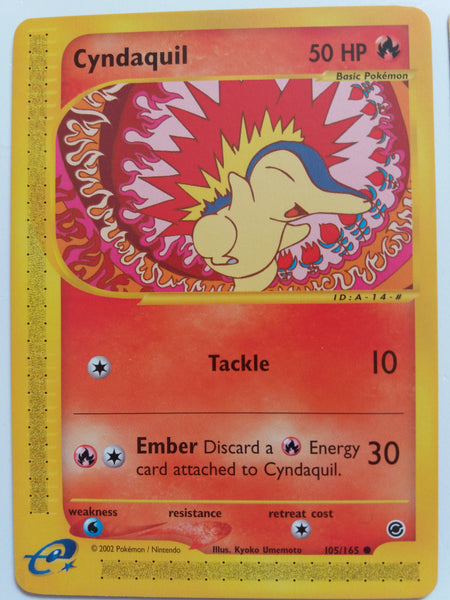 105/165 Cyndaquil “Expedition” Nr. Mint – Mint