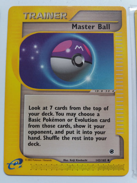 143/165 Master Ball “Expedition” Nr. Mint – Mint