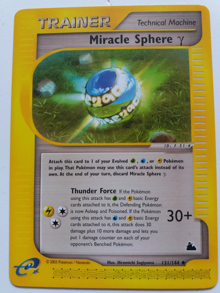 131/144 Miracle Sphere Y Uncommon Non Holo Skyridge Set Nr Mint - Mint