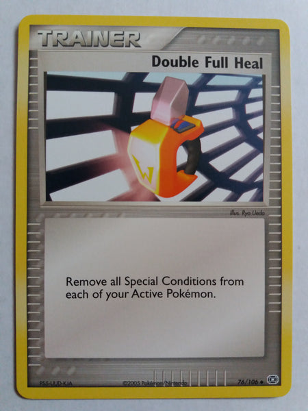 76/106 Double Full Heal Non Holo EX Emerald Set Nr Mint – Mint