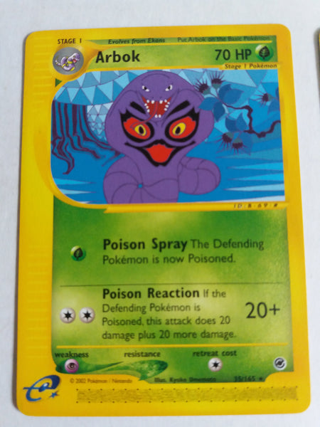35/165 Arbok Rare “Expedition” Nr. Mint – Mint