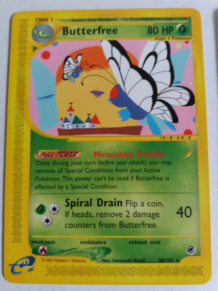38/165 Butterfree Rare “Expedition” Nr. Mint – Mint