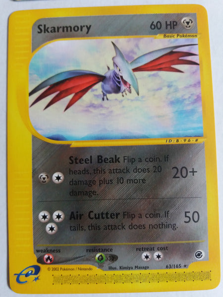 63/165 Skarmory Rare “Expedition” Nr. Mint – Mint