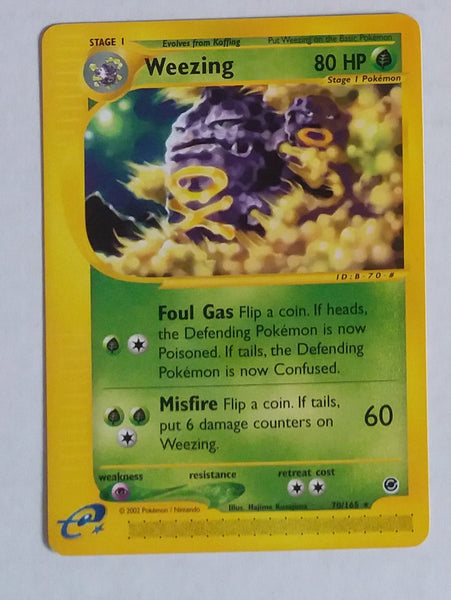 70/165 Weezing Rare “Expedition” Nr. Mint – Mint