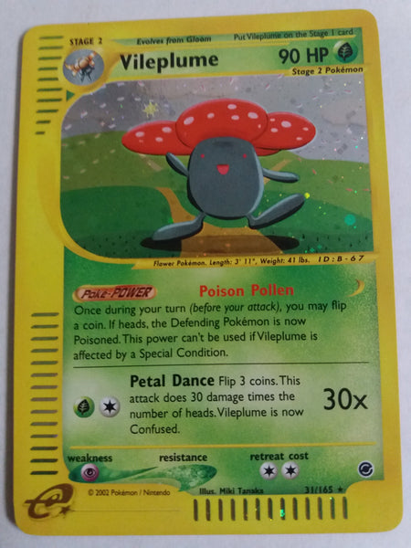 31/165 Vileplume Holo “Expedition” Nr. Mint – Mint