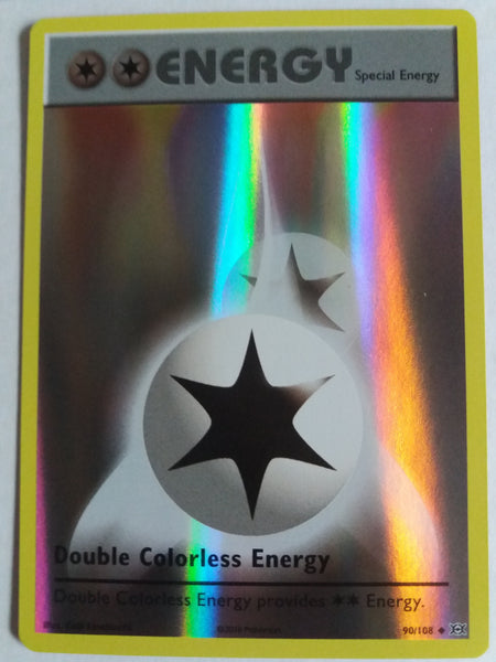 90/108 double Colorless Energy “Evolutions” Reverse Holo Nr. Mint – Mint