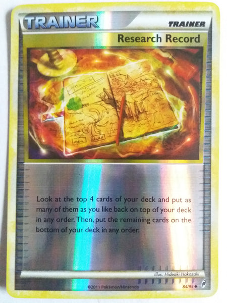 84/95 Research Record Rev Holo Call Of Legends Set Nr Mint – Mint
