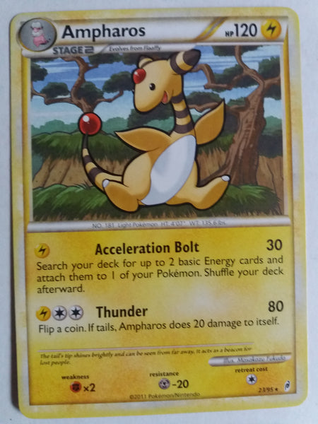 23/95 Ampharos Non Holo Call Of Legends Set Nr Mint – Mint
