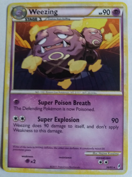 38/95 Weezing Non Holo Call Of Legends Set Nr Mint – Mint
