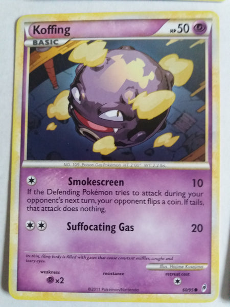 60/95 Koffing Non Holo Call Of Legends Set Nr Mint – Mint
