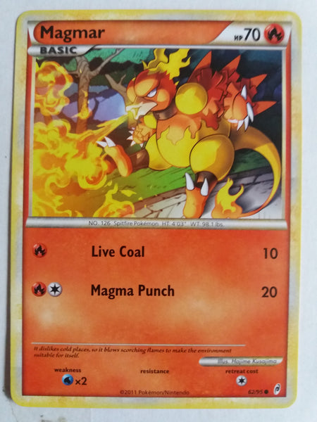 62/95 Magmar Non Non Holo Call Of Legends Set Nr Mint – Mint