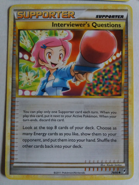 79/95 Interviewer's Questions Non Holo Call Of Legends Set Nr Mint – Mint