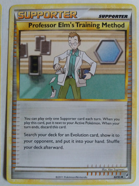 82/95 Professor Elm's Training Method Non Holo Call Of Legends Set Nr Mint – Mint