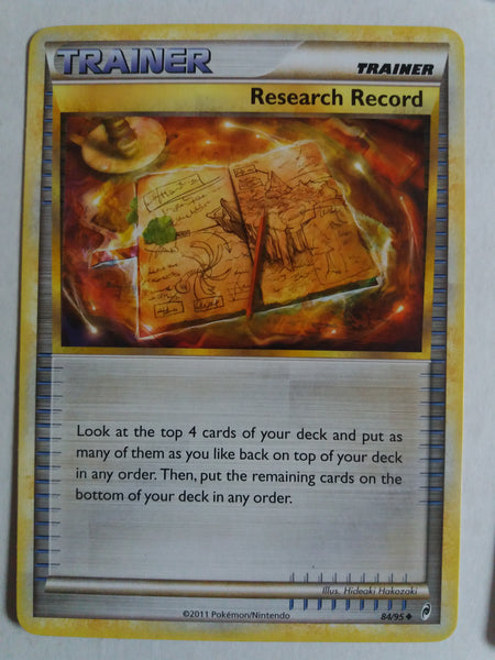 84/95 Research Record Non Holo Call Of Legends Set Nr Mint – Mint