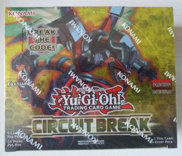 Yu-Gi-Oh 1st Ed Circuit Break Booster Box 24 Packs Per Box