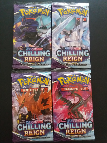 Pokemon 1 x Chilling Reign Singles Booster Pack (Random).