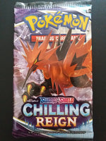 Pokemon 1 x Chilling Reign Singles Booster Pack (Random).
