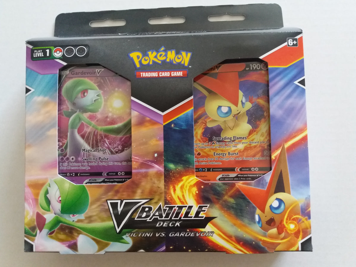 Pokemon V Battle Decks: Victini V and Gardevoir V 6 Display Case