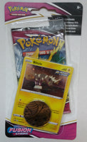 Pokemon Fusion Strike Single Booster Packs With Promo Blitzel or Tepig