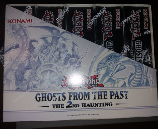 Yu-Gi-Oh Ghosts From The Past 2022 The 2nd Haunting Box Contains 4 Booster Packs in box.