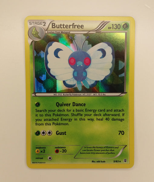 5/83 Butterfree Holo Generations Set Pokemon Card Nr Mint - Mint