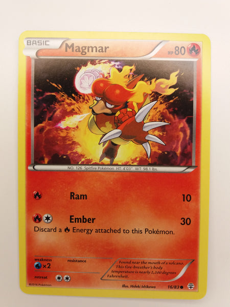 16/83 Magmar Common Generations Set Pokemon Card Nr Mint - Mint