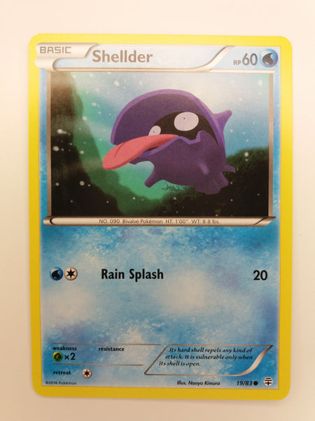 19/83 Shellder Common Generations Set Pokemon Card Nr Mint - Mint