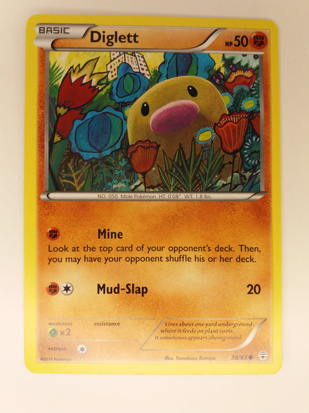 38/83 Diglett Common Generations Set Pokemon Card Nr Mint - Mint