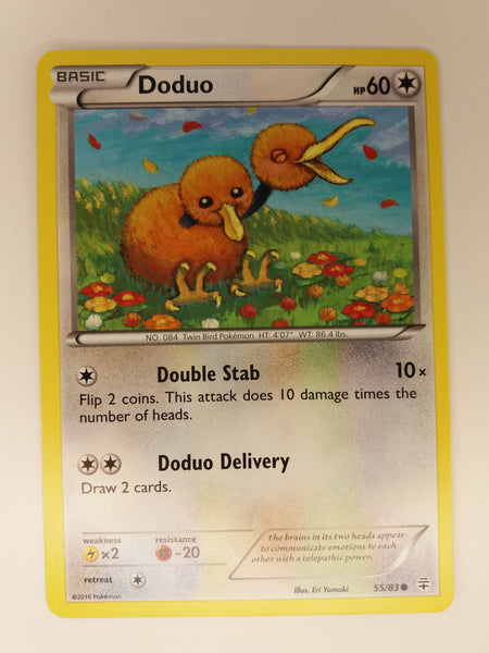 55/83 Doduo Common Generations Set Pokemon Card Nr Mint - Mint