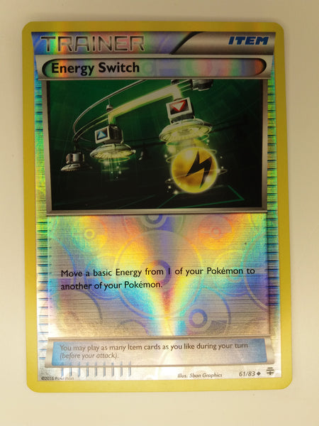 61/83 Energy Switch Uncommon Rev Holo Generations Set Pokemon Card Nr Mint - Mint