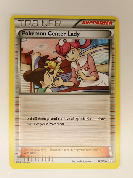 68/83 Pokemon Center Lady Uncommon Generations Set Pokemon Card Nr Mint - Mint