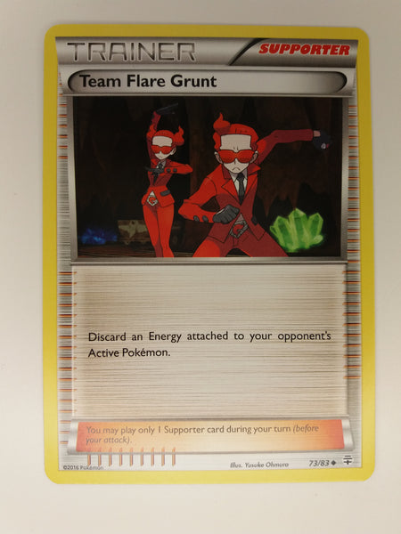 73/83 Team Flare Grunt Uncommon Generations Set Pokemon Card Nr Mint - Mint