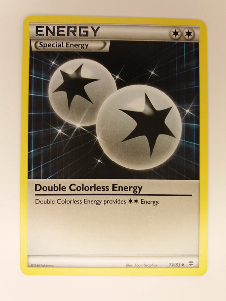 74/83 Double Colourless Energy Uncommon Generations Set Pokemon Card Nr Mint - Mint