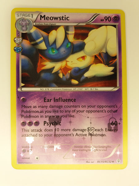 RC15/RC32 Meowstic Holo Uncommon Radiant Collection Set Generations Card Nr Mint - Mint