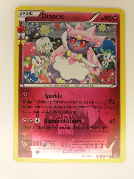 RC22/RC32 Diancie Holo Uncommon Radiant Collection Set Generations Card Nr Mint - Mint